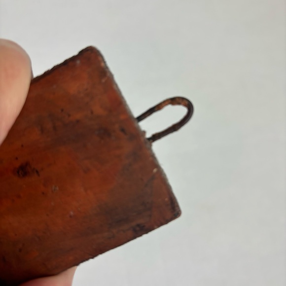 Corr-the jute works-handcrafted wall Cross with candle alter-rustic - Picture 7 of 10